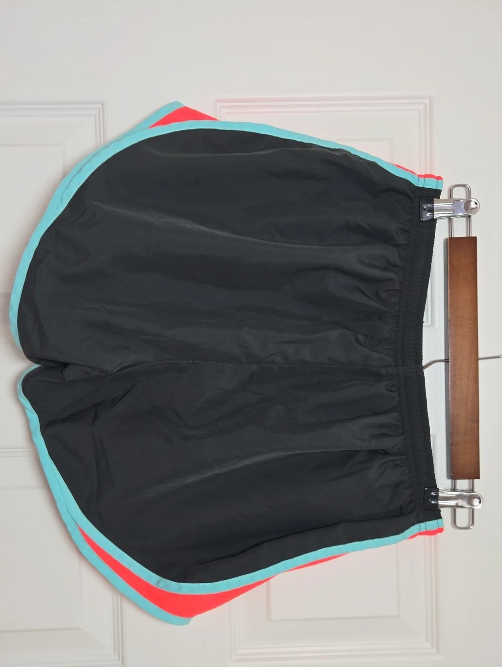 Nike Dri-FIT Tempo Running Shorts  Black Coral Teal Lined 3